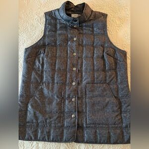 Christopher & Banks Heather Charcoal Vest. Sz 1X